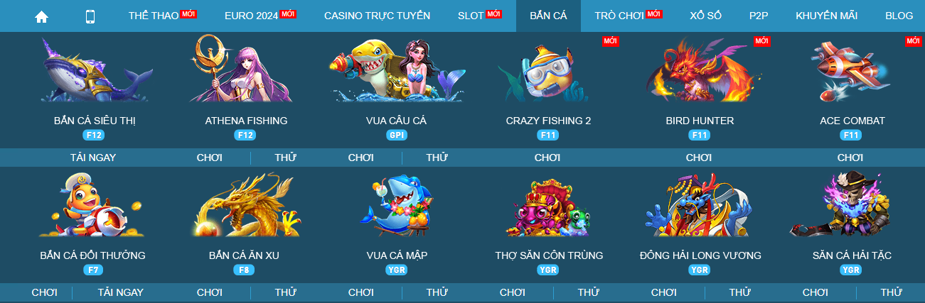 Trò chơi bắn cá