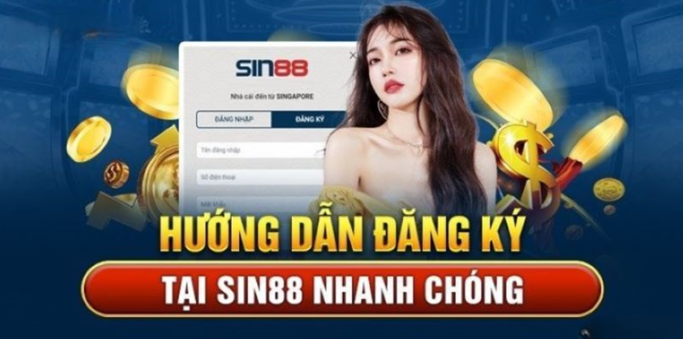 Quy trình tạo tài khoản tại Sin88 vô cùng đơn giản