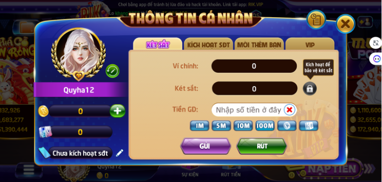 Giao diện game cực đẹp Giao diện game cực đẹp