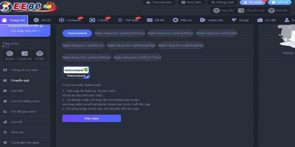 Những lưu ý khi áp dụng cách rút tiền EE88