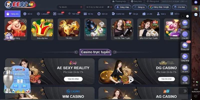 Các danh mục trò chơi nào đang làm mưa làm gió tại EE88 Các danh mục trò chơi nào đang làm mưa làm gió tại EE88